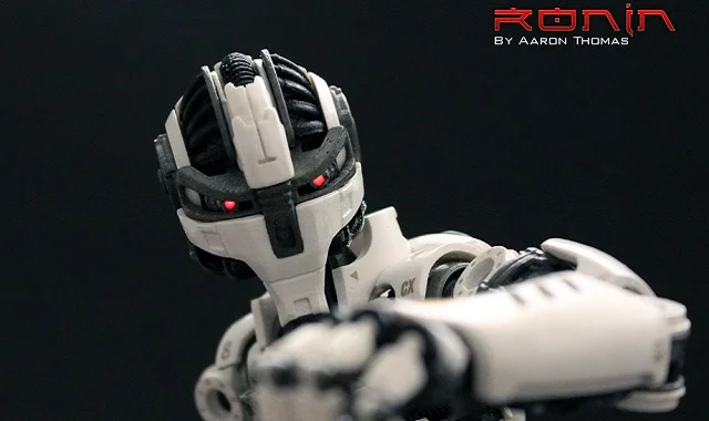 400以上のパーツからなる完全に稼働する3Dプリントフィギュア「RONIN」