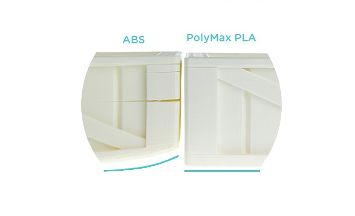 Polymaker PolyMax PLA 高強度フィラメントのスプールと造形例