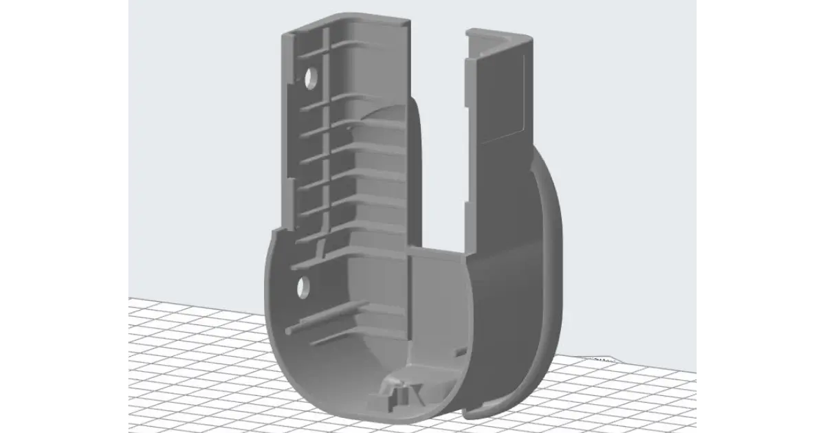 Form 4 ビルドプラットフォームハンドルの3Dモデルイメージ