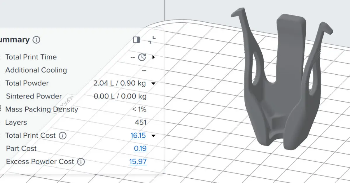 Form 4 HDMIケーブル保持クリップの3Dモデルイメージ