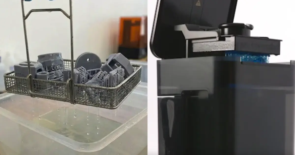 Form Washや超音波洗浄機などの既存設備で3D Medsupoを使用している様子