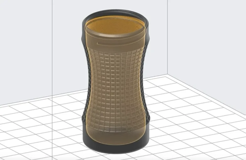 光造形3Dプリンターのカップ形状 吸引カップ問題で積層跡が残るリスク