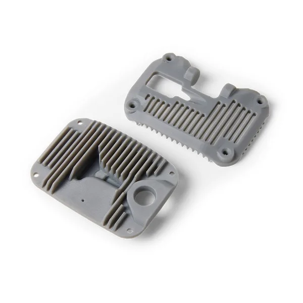 Formlabs Grey Resinで造形した微細構造パーツ — 放熱フィンやスリットの再現性が高い