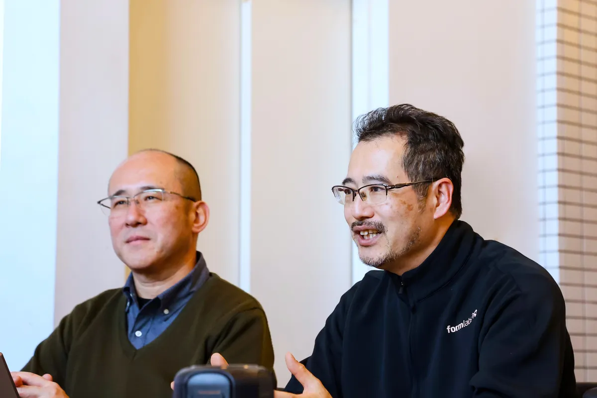 竹村氏と岸本氏の対談の様子