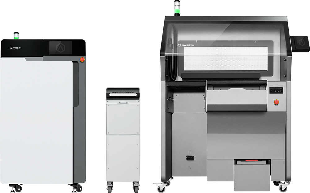 Raise3D RMS220（SLS 方式の 3D プリンター）と周辺機