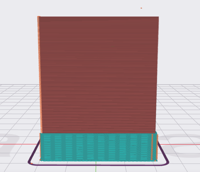 サポートが張り出した板を下から支えている3D図