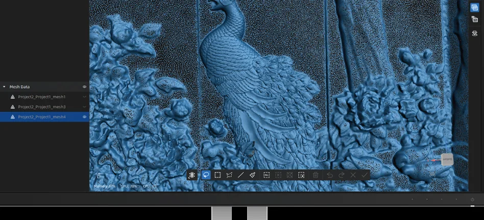 EXScan Libre の複数プロジェクト管理画面