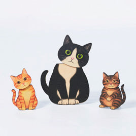 フルカラー印刷の作例（猫のイラスト）