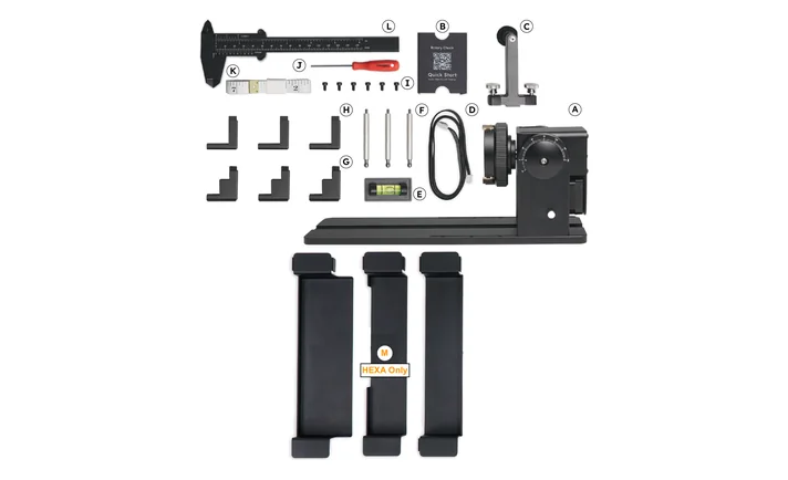 FLUX beamo II 用 チャックロータリーの製品画像4