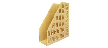 PLAとPLA/CNF5%の物性値を並べたメーカーの基本物性表