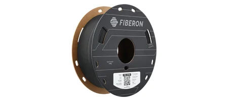 Fiberon PA6-CF20 500g スプール ブラック（斜めから）