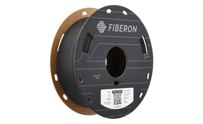 Polymaker Fiberon PA6-CF20 カーボンファイバー配合ナイロンフィラメント 500g（旧 PolyMide PA6-CF 500g）の製品画像1